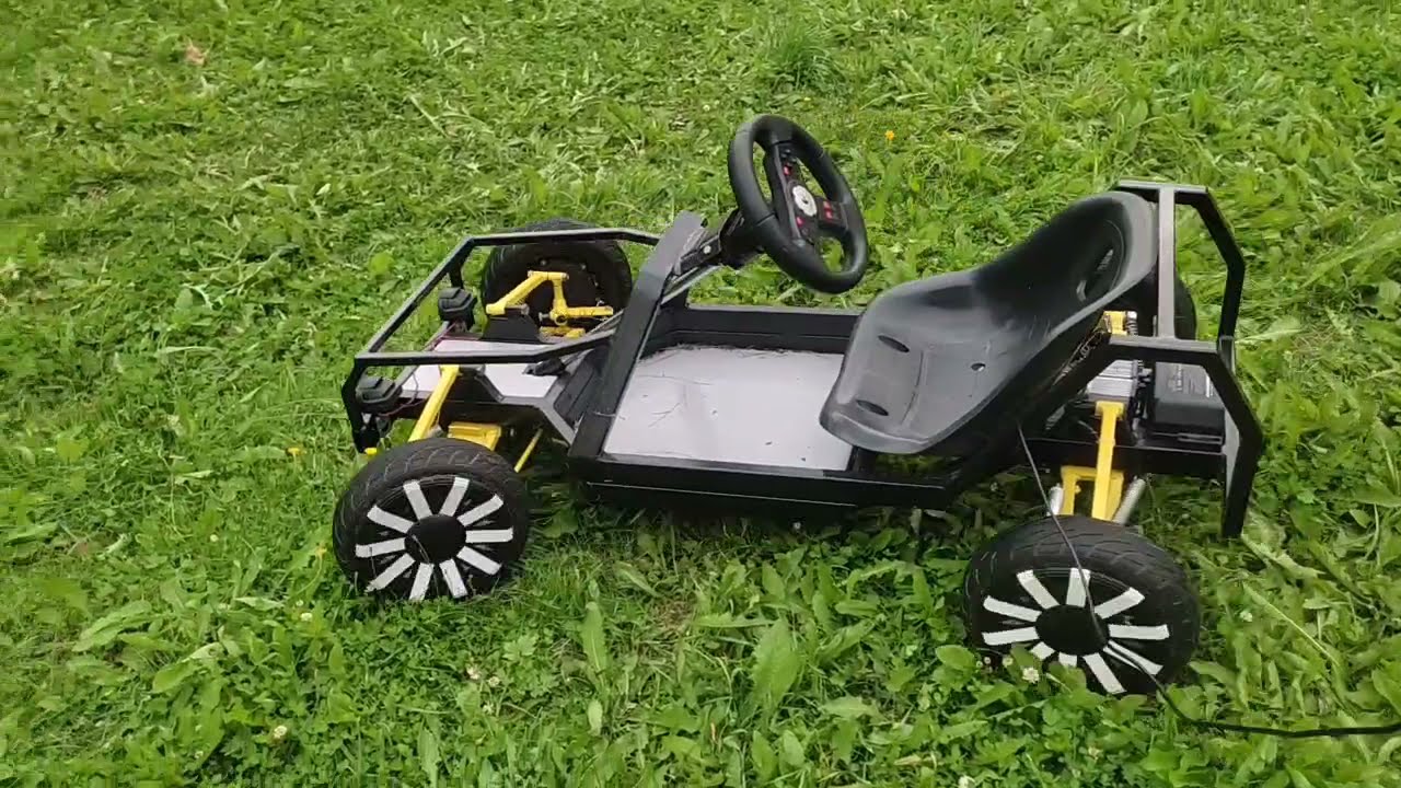 Самодельный багги для сына из гироскутера, обзор, эксперимент...!