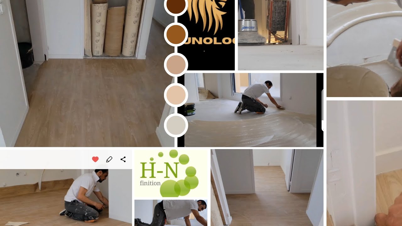 comment poser du lino en rouleau PVC