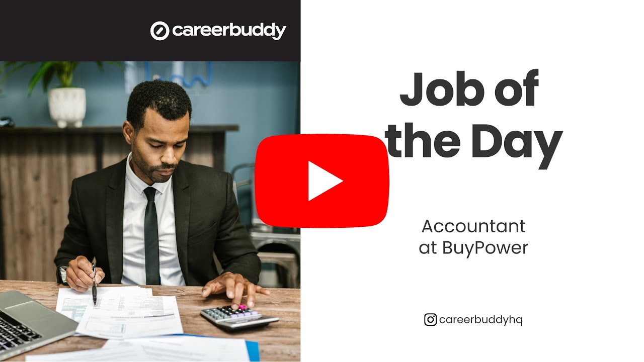 CareerBuddy | Job of The Day | Accountant at BuyPower