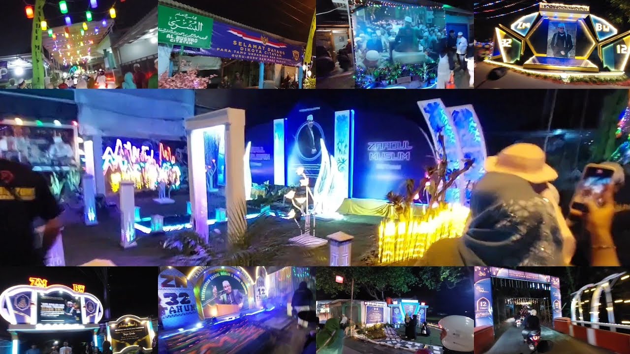 Dekorasi Jalan Menuju Al Busyro | Tasyakuran ZM dan BW 1445 H #albusyro #citayem