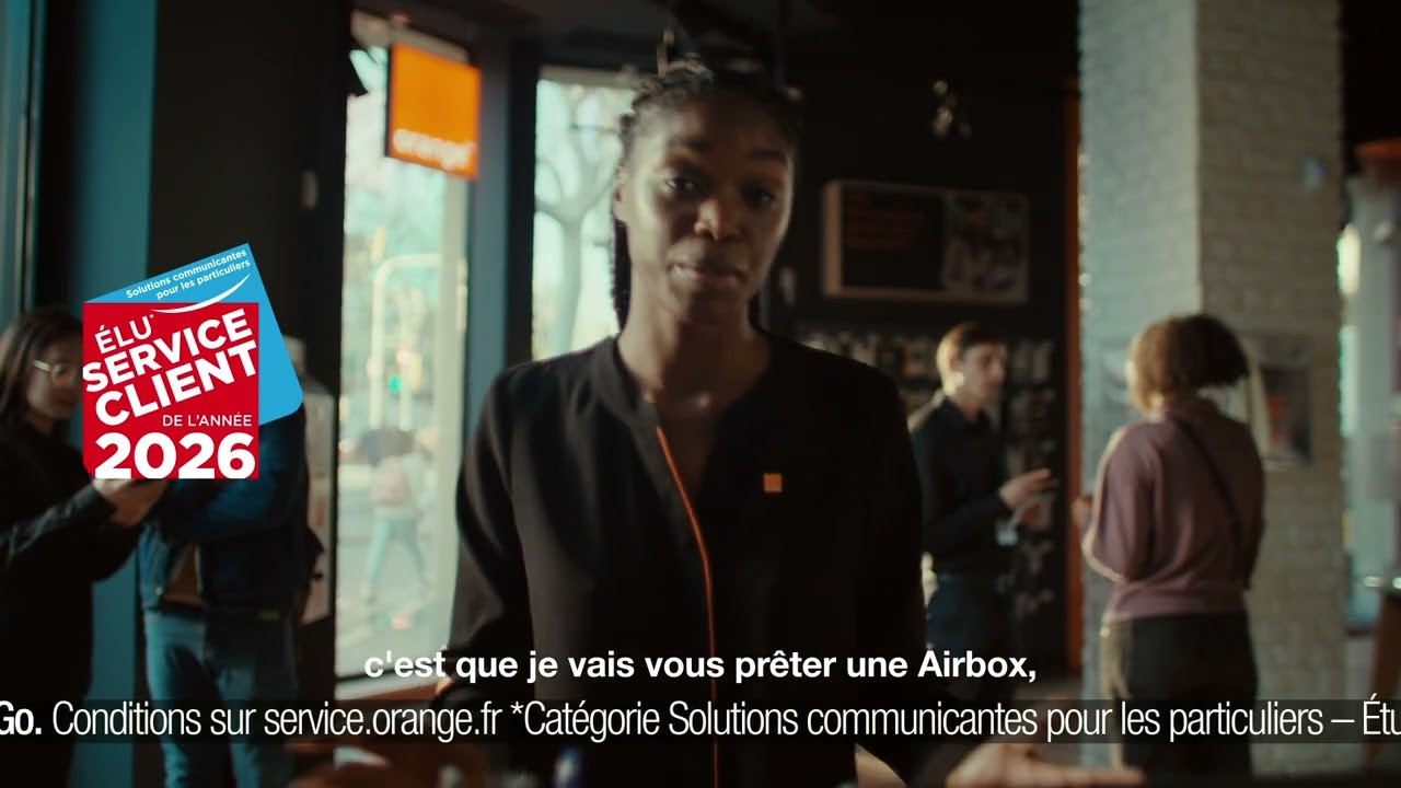 Toujours bien connecté avec le prêt d'Airbox Orange - 15s