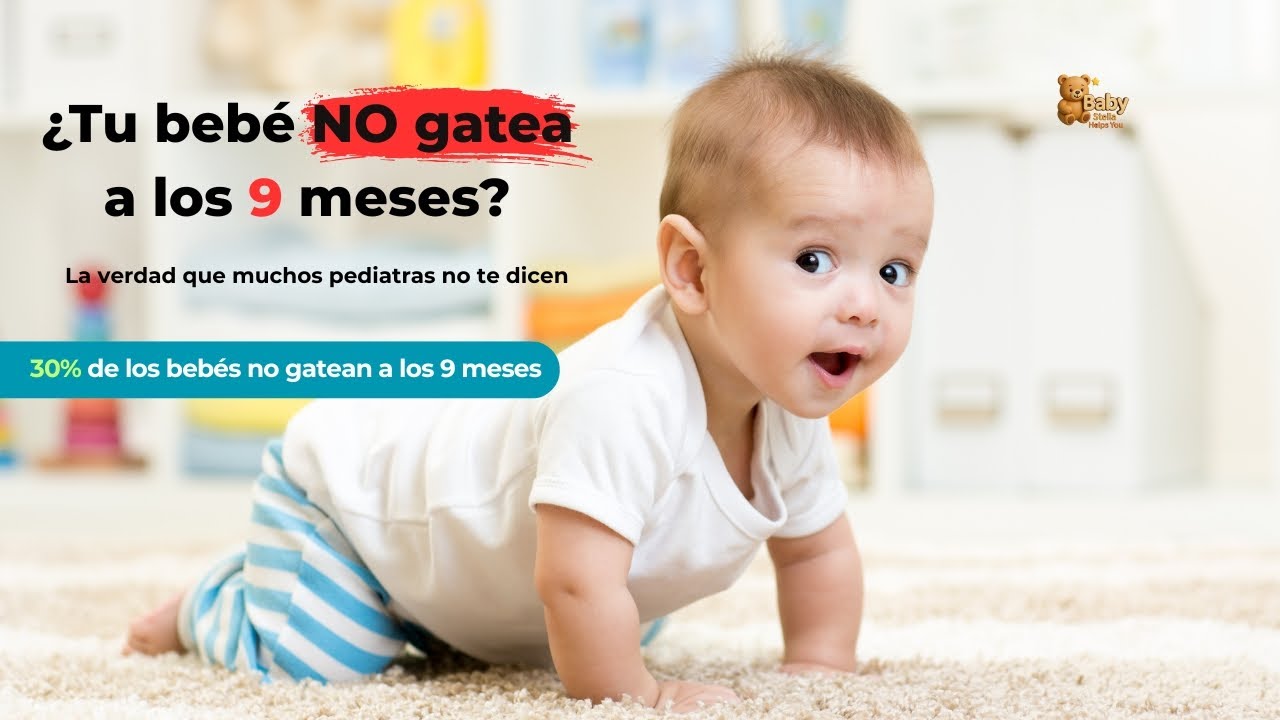 ¿Tu bebé no gatea a los 9 meses? 😱 Mira esto