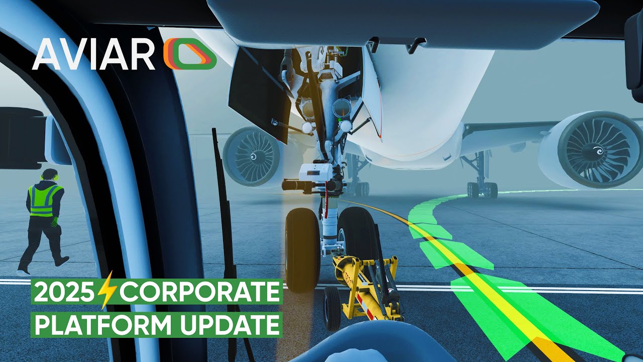 AVIAR Airport Ground Operations Corporate VR Training Platform Update Demo 2025