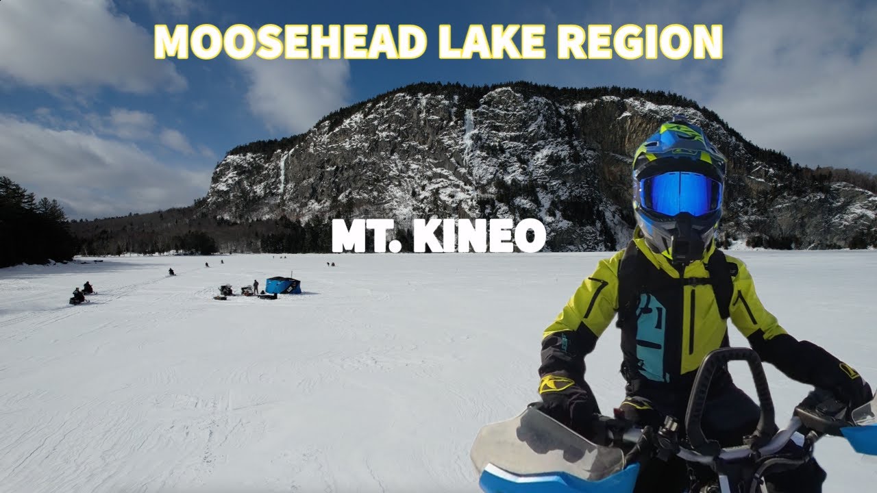 MAINE SNOWMOBILING: We found the trails less traveled! Riding the Moosehead Lake Region!