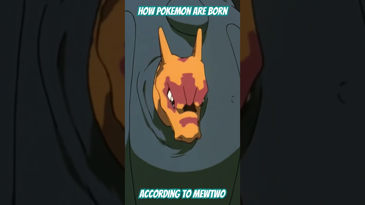 How Mewtwo think pokemon are born #mewtwo #pokemon #movie #blastoise #charizard #venusaur #anime