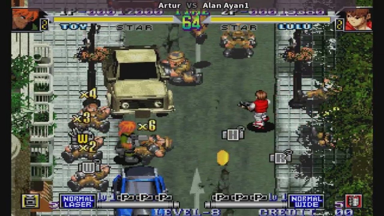 Shock Troopers: 2nd Squad - Saurus 1998 - 2 players gameplay (22.08.2020)