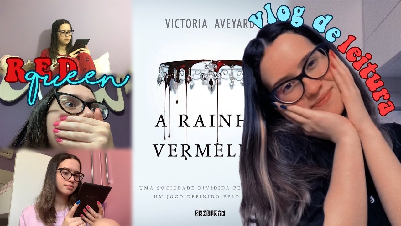 surtando com rainha vermelha! | vlog de leitura