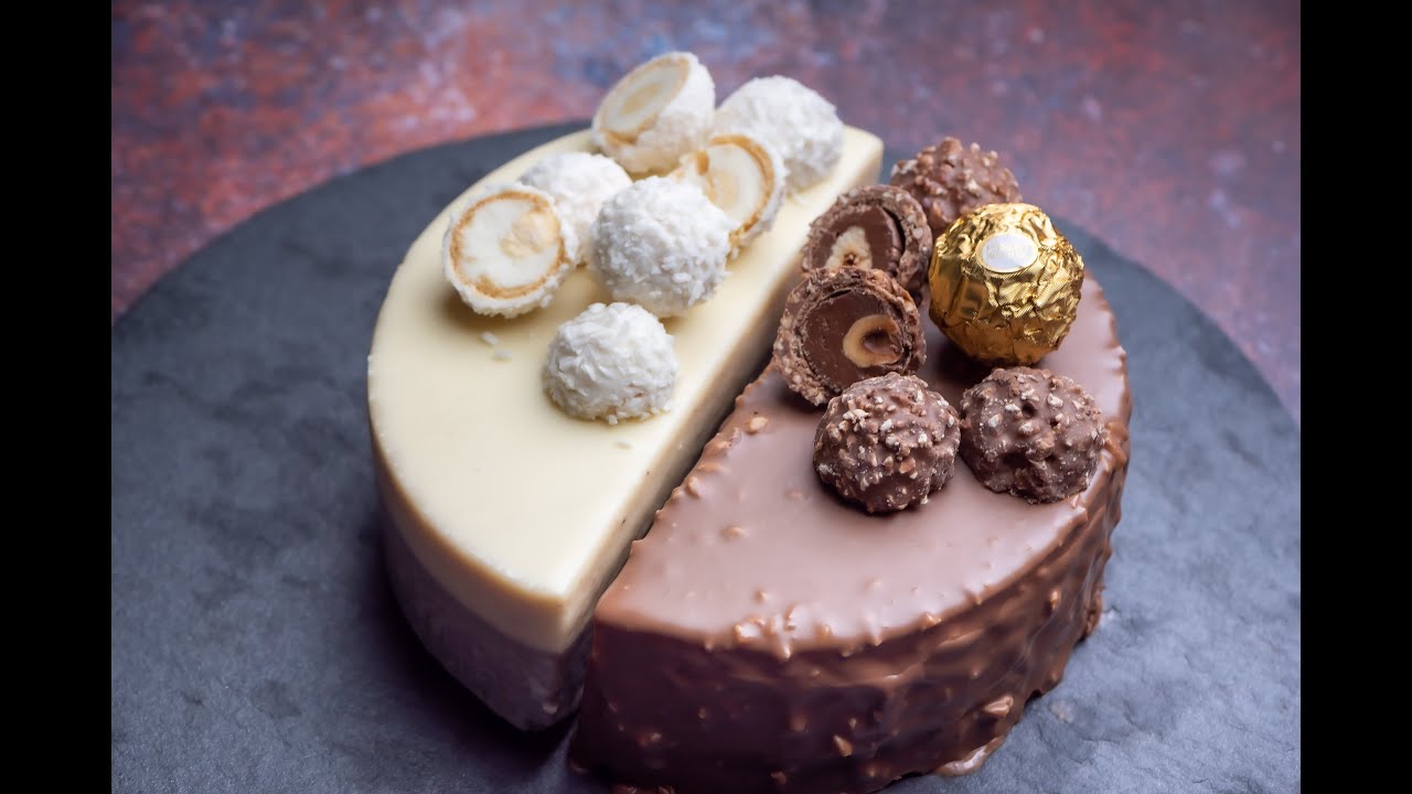 Ferrero Rocher & Raffaello موس كيك الرافايلو والفيريرو روشيه بدون موسيقى