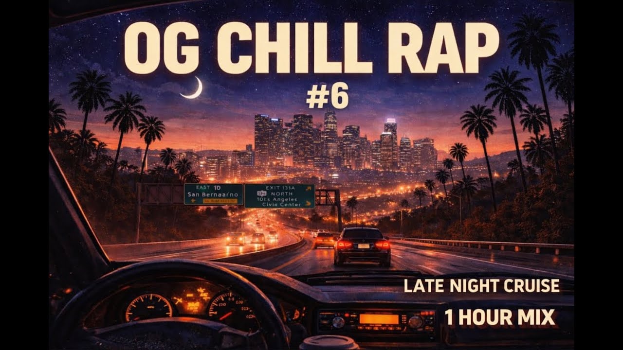 OG Chill Rap — #6  Late Night Cruise | West Coast • Smooth Rap • Night Drive (1 Hour Mix)