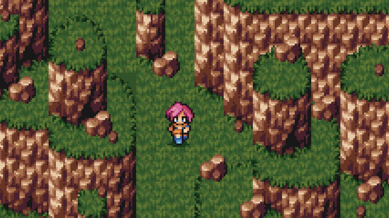 Pixel Art Timelapse - How to Create a 2D Pixel Art Tileset - Mountain