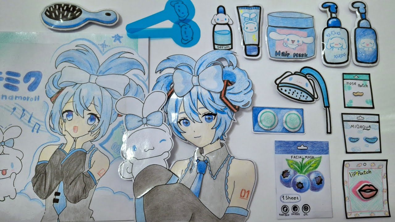 🩵Hatsune x Cinnamoroll🩵 | DIY Blind bags+Skincare+Accessories 