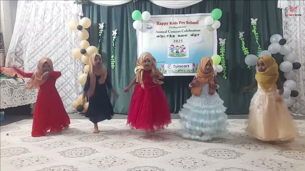 Arabic Qaseeda Dance by Kids | Annual Concert 2025 | Happy Kids Preschool