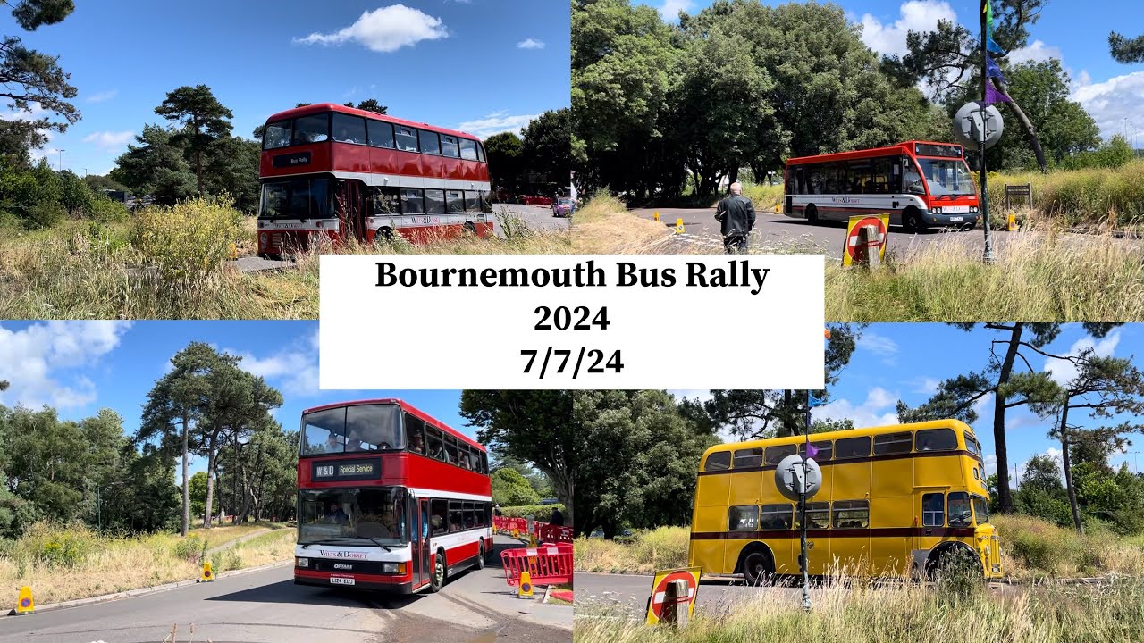 Bournemouth Bus Rally 2024 7/7/24 🟢