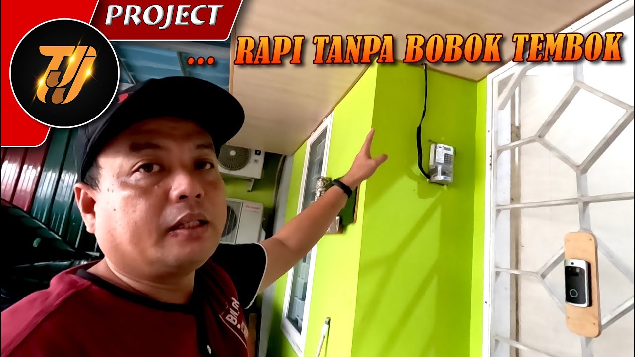 Pasang kabel ducting/kabel protektor  biar lebih rapi