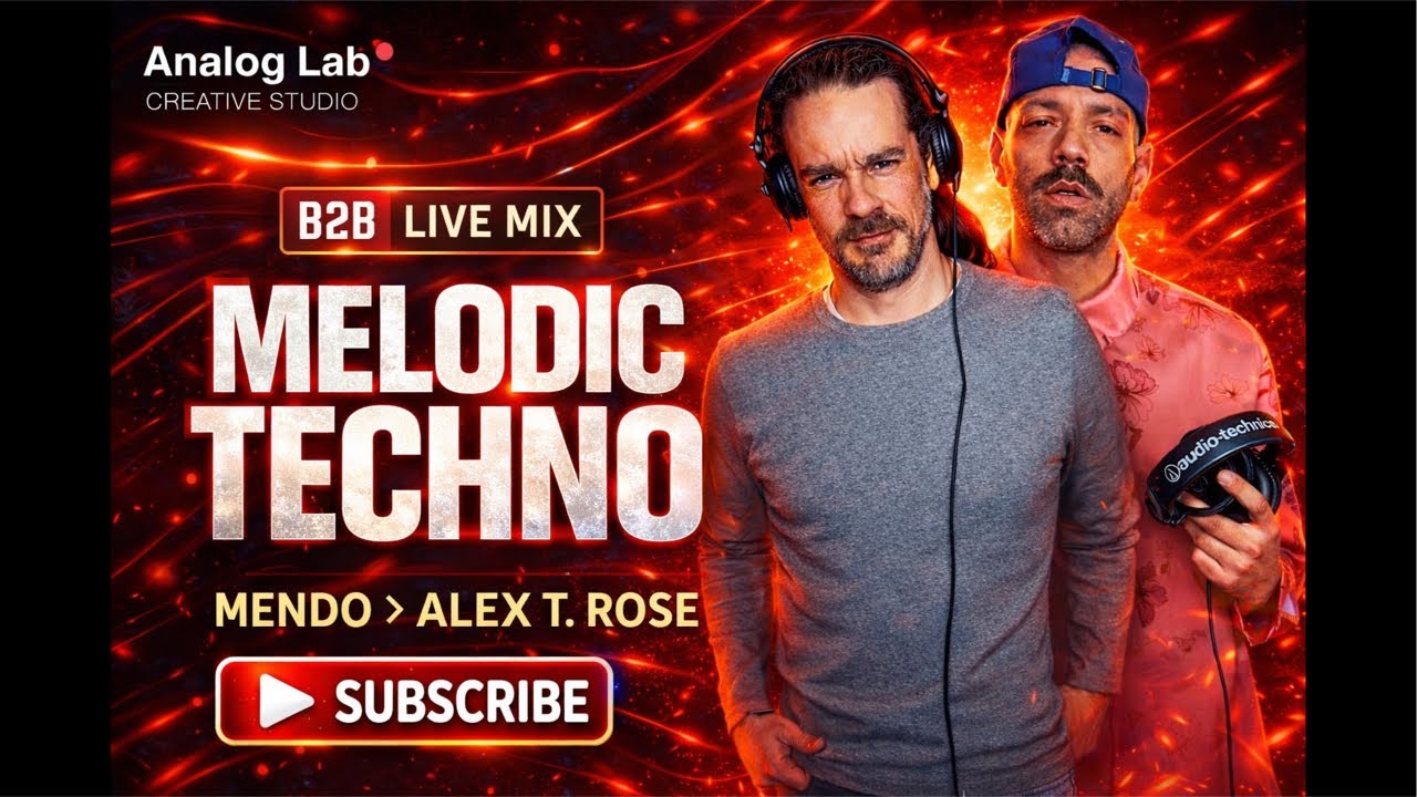 MELODIC TECHNO B2B LIVE MIX 🔥 MENDO × ALEX T. ROSE | Analog Lab