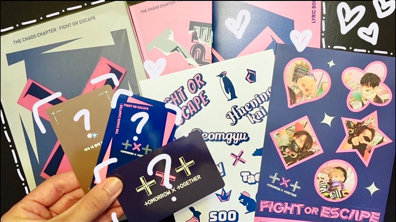 TXT Chaos Chapter: FIGHT OR ESCAPE UNBOXING (Escape Ver.) | TARGET Exclusive FULL FLIPTHROUGH 💕