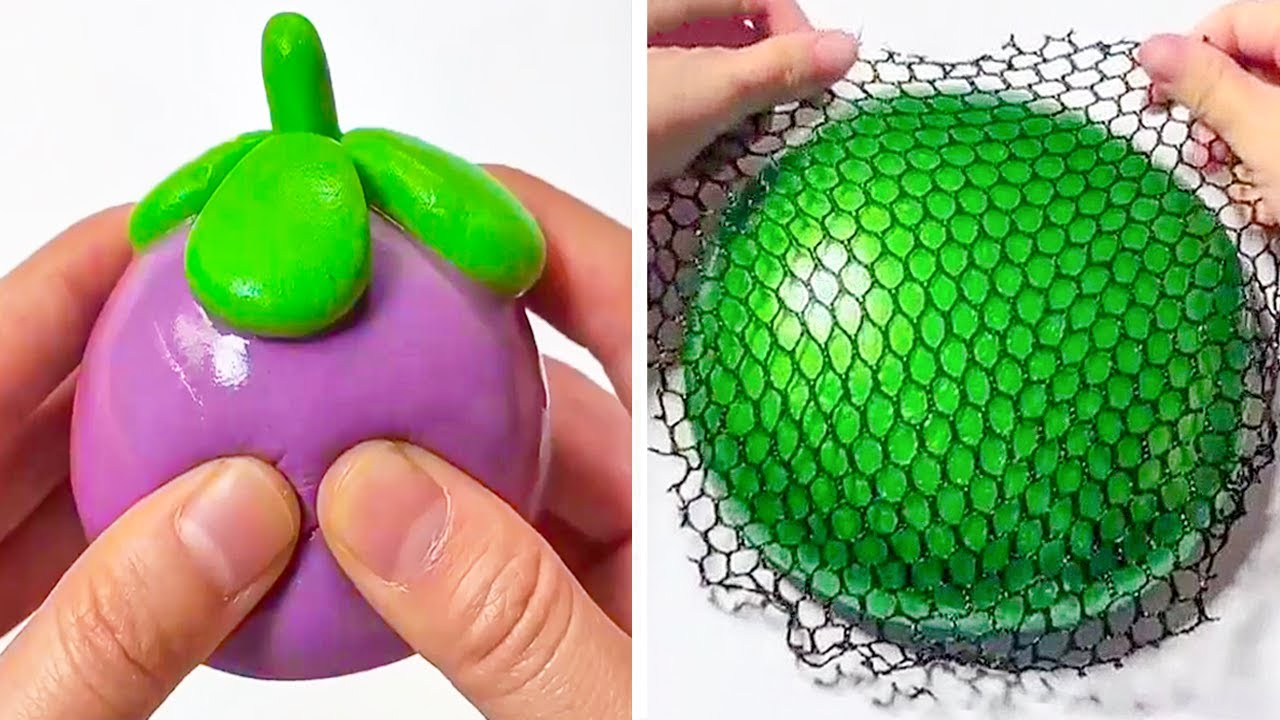 Удовлетворяющая слизь Slime ASMR | Расслабляющее видео слизи # 2325