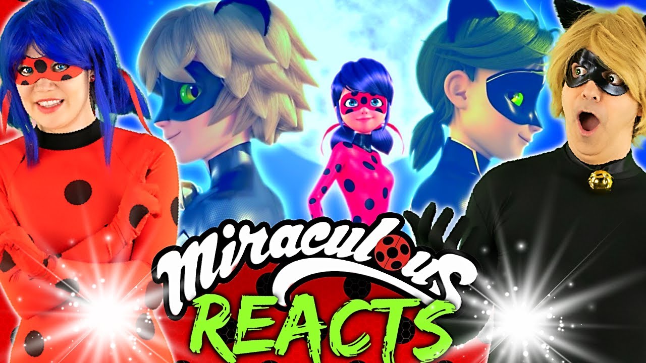 COSPLAYERS REACT Miraculous Ladybug KURO NEKO 1st Time Watching!
