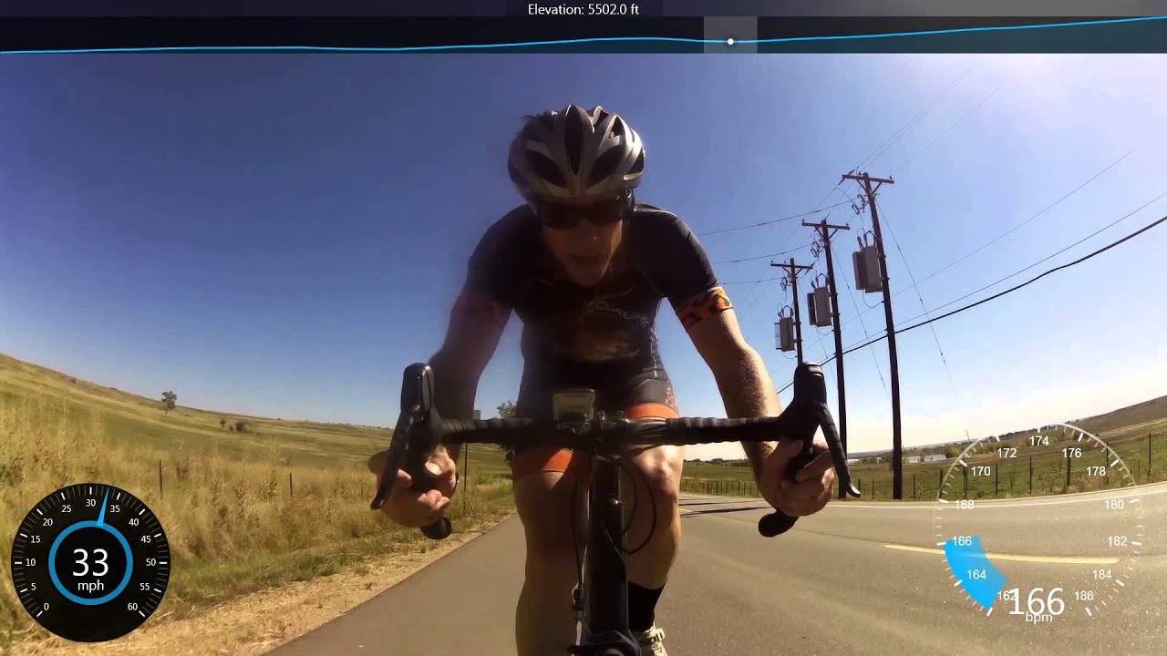 FasCat Frank Overton MotorPacing with Garmin VIRB: Speed & HR