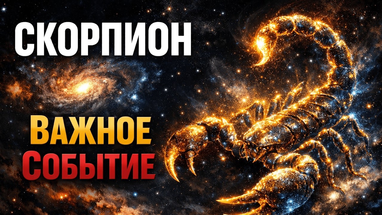 СКОРПИОН: Важное событие направляется в твою жизнь! Не пропусти это видео! Гороскоп