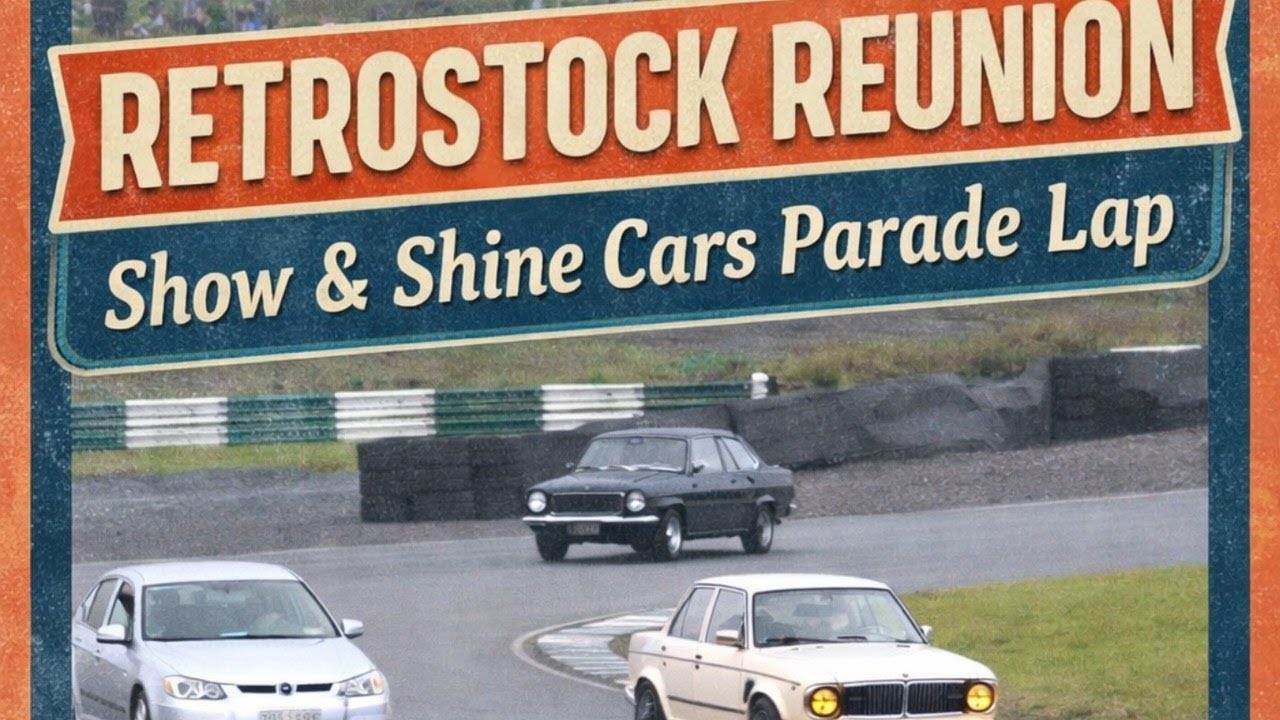 Retrostock Reunion 2025 | Show and Shine Cars Parade Lap