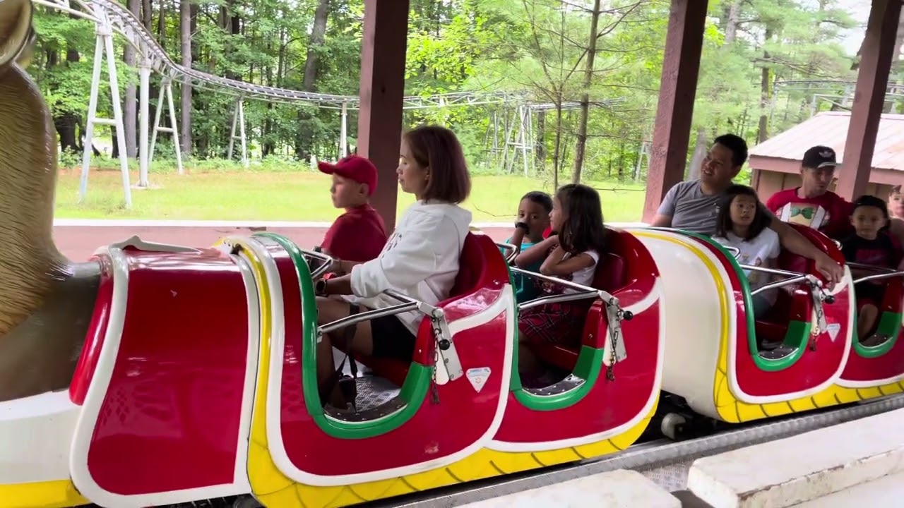 Rudolph’s roller coaster at Santa’s Village Muskoka Canada