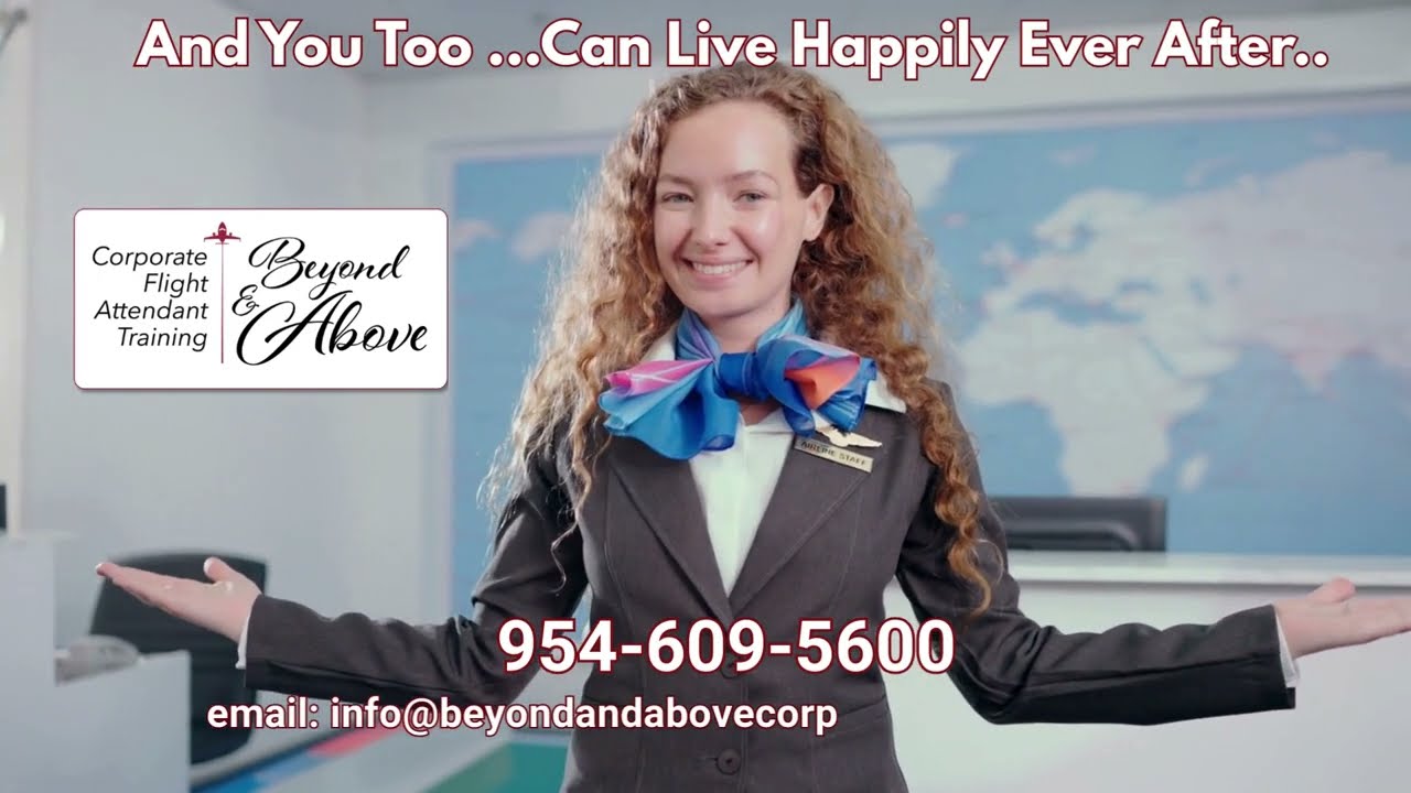 Become a Corporate Flight attendant in just 6 Days.. You too can Live Happily Ever After..