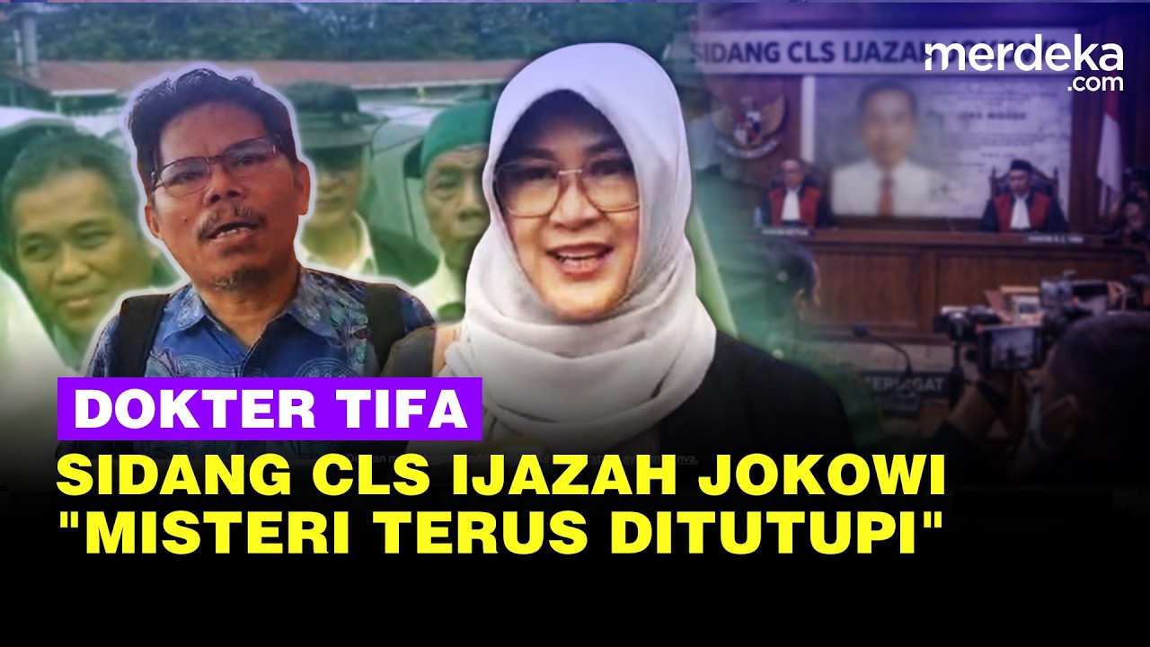 Dokter Tifa Ungkap Fakta Jelang Sidang CLS Ijazah Jokowi: Misteri Terus Ditutupi!