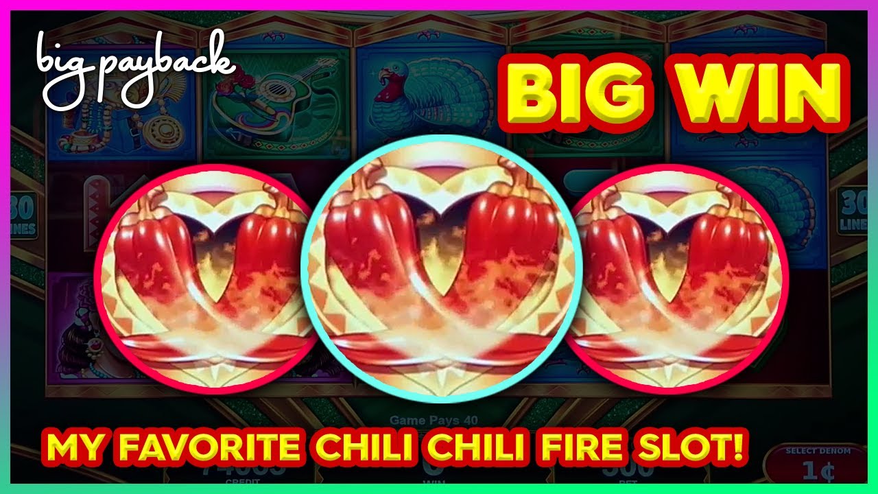 My FAVORITE Chili Chili Fire Slot! Hot Rush Red Fever - BIG WIN!