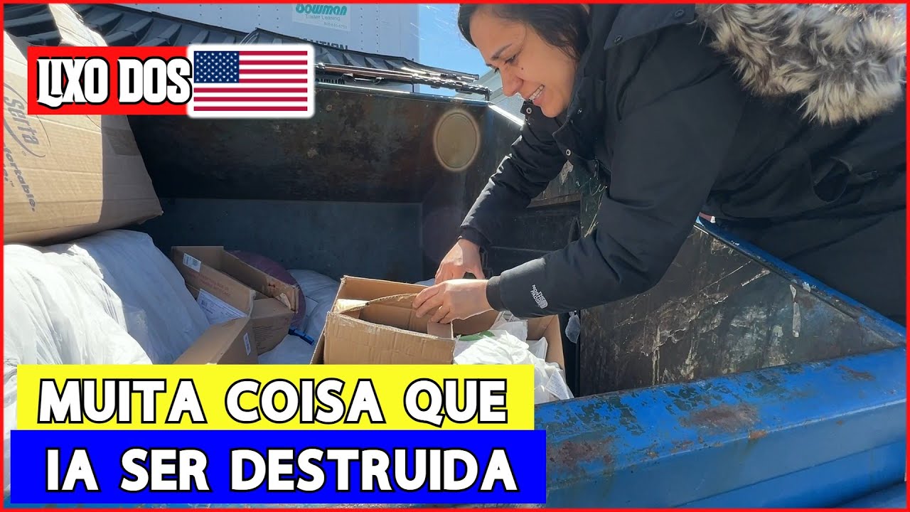 LIXO dos EUA / RECUPERANDO o que ia ser DESTRUIDO