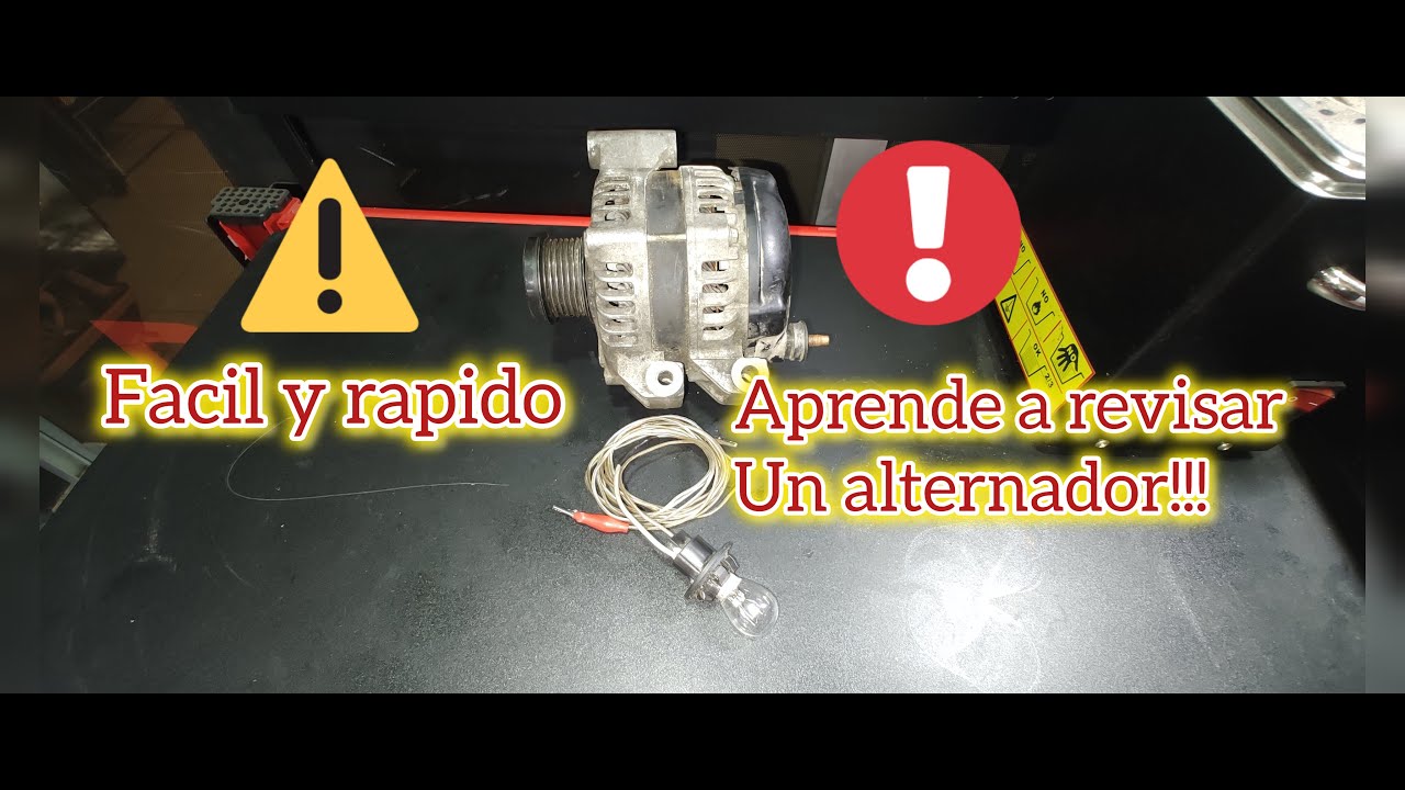 Testigo de bateria encendido? Aprende a revisar un alternador 🚨🔋🪫
