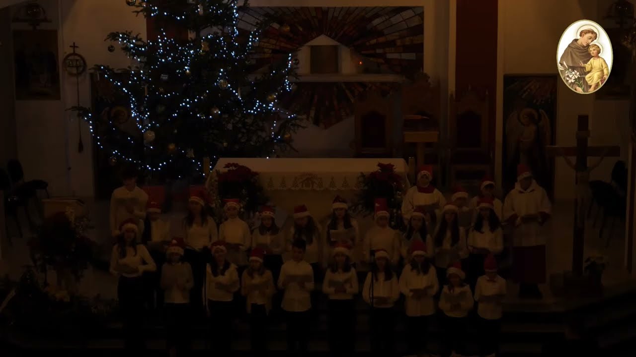 Colindele copiilor si liturghia din noaptea de Craciun - Parohia Sf Anton Iasi 2025
