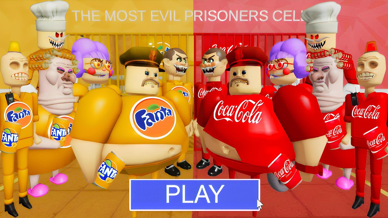 FANTA BOSSES 🆚 COCA-COLA | EPIC BARRY’S PRISON RUN