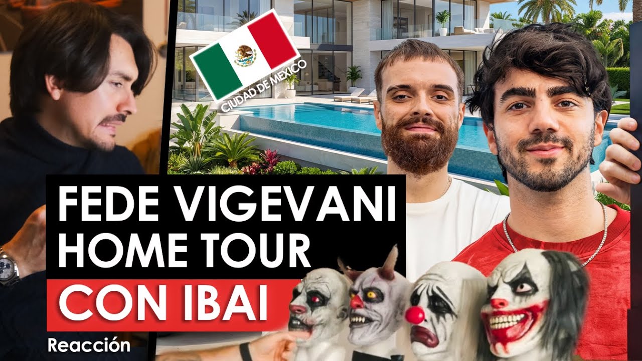 ¿IBAI ENTRÓ AL BÚNKER DE FEDE VIGEVANI? 🤡 El Tour más perturbador de YouTube (Reacción)