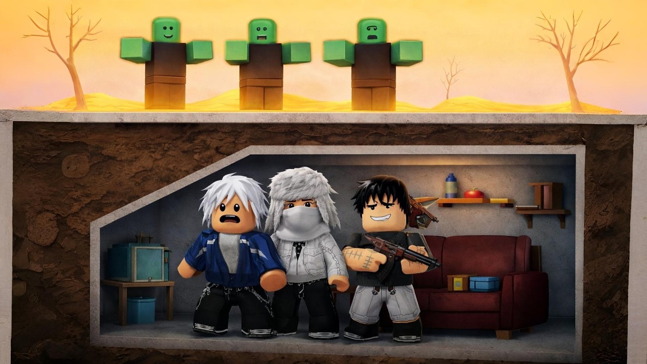 😱 ZOMBILAR BUNKERGA KELDI! YASHIRINIB QUTULDIK | Roblox Uzbekcha