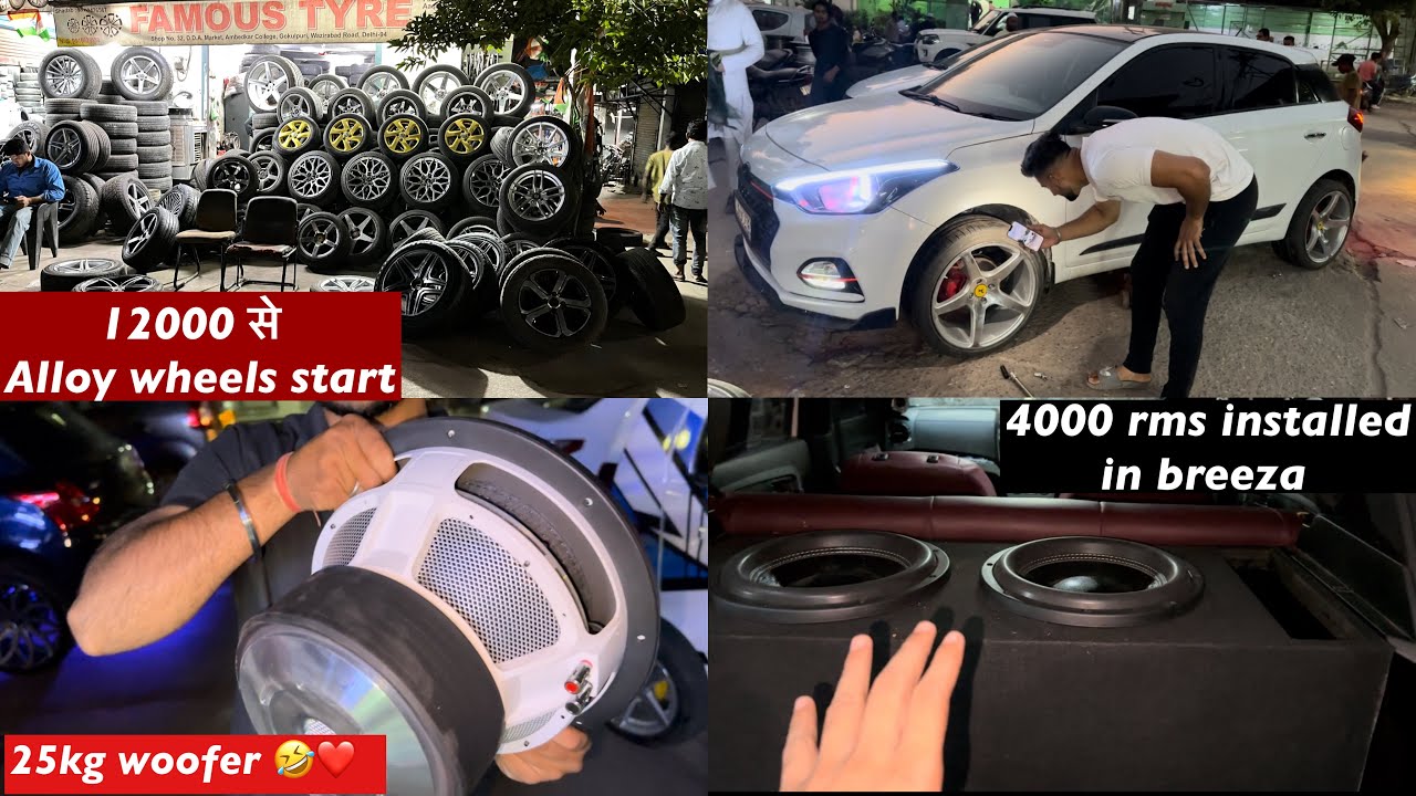 4000 rms installed in breeza ! System kr diya END ! Apni Honda m lgwa dyi new tyre ! 18 inch alloy !