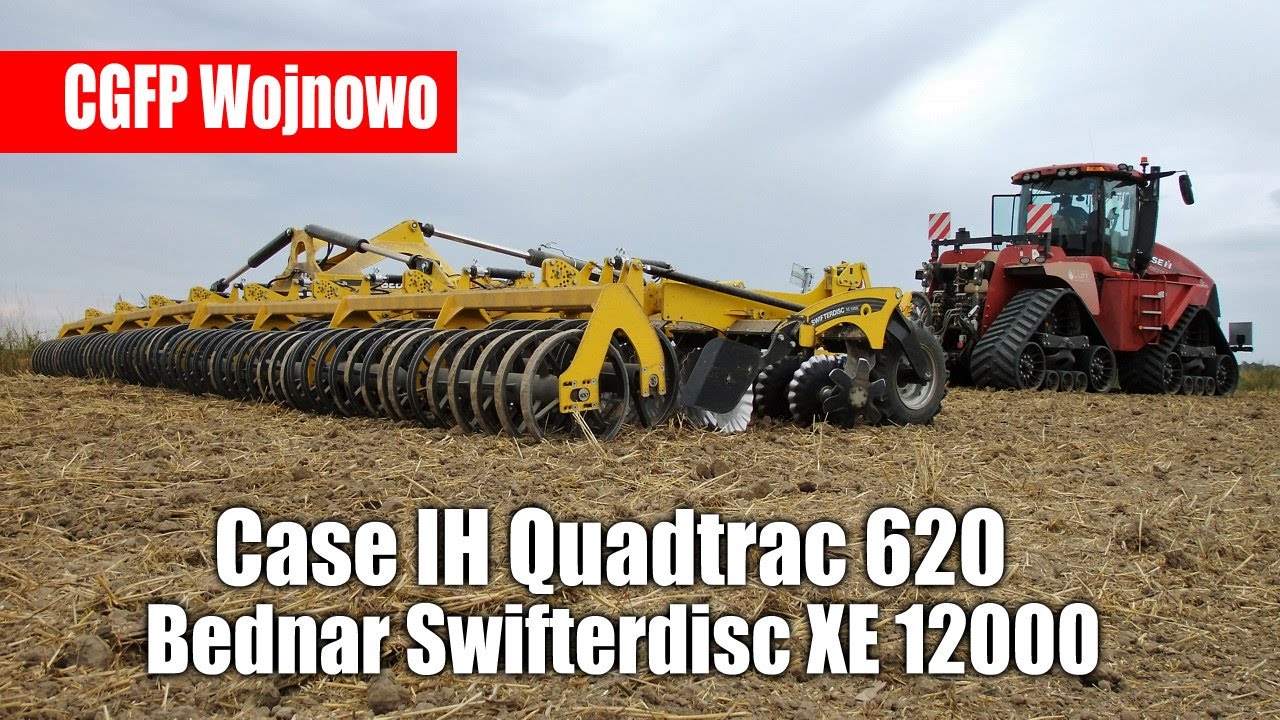 Case IH Quadtrac 620 + Bednar Swifterdisc XE 12000 z CGFP Wojnowo