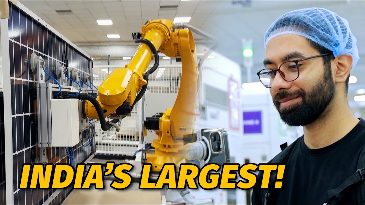 Never Seen Before Visuals From A Solar Panel Factory