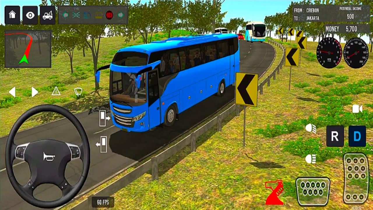 Indonesia Coach bus driving 😍💥 | Euro bus simulator 2026 Android gameplay #game 1 Part 5