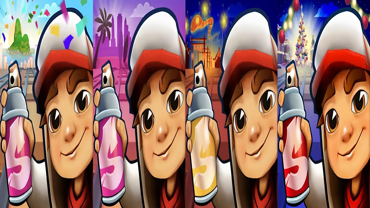 Subway Surfers : Rio Carnival 2025 🆚 Aloha Hawaii 2025 🆚 Year Of The Snake 🆚 Winter Wonderland 2024