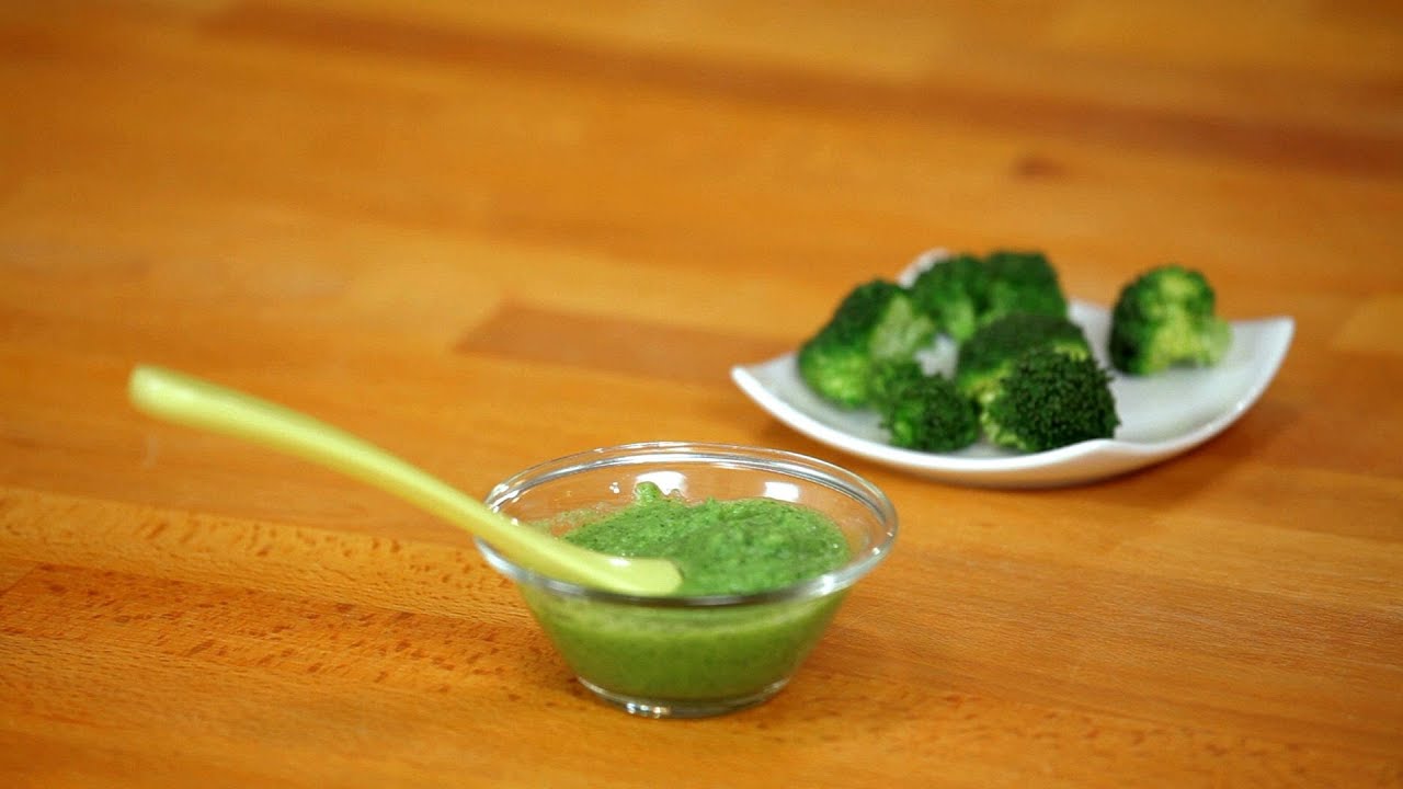 How to Make Broccoli Puree for Babies | Baby Food