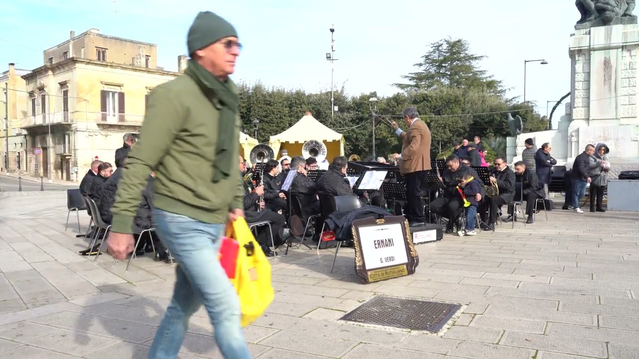 Concerto Bandistico Città di Rutigliano - Ernani Part.3 - Fiera Fischietto a Rutigliano 26/1/25