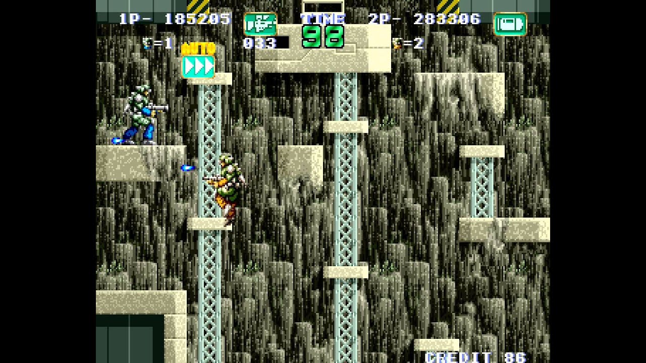 GunForce: Battle Fire Engulfed Terror Island 2 player Netplay game