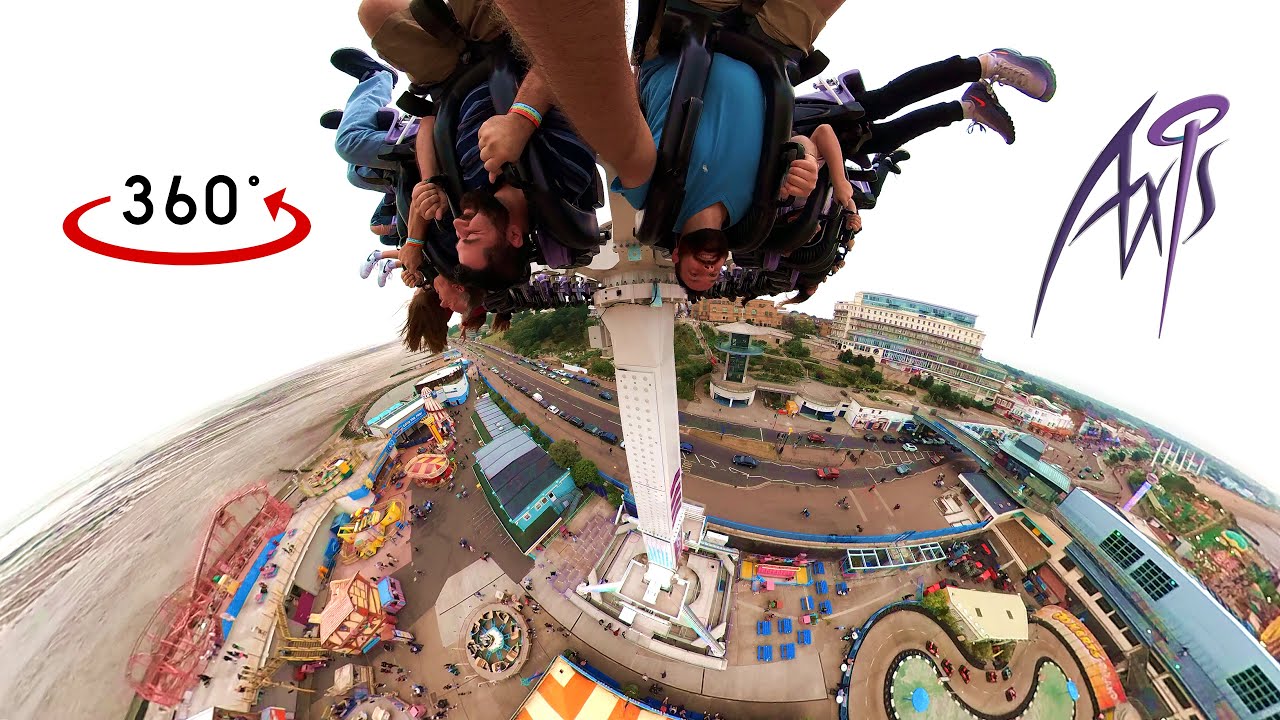 Axis [360° VR] On Ride POV - Adventure Island