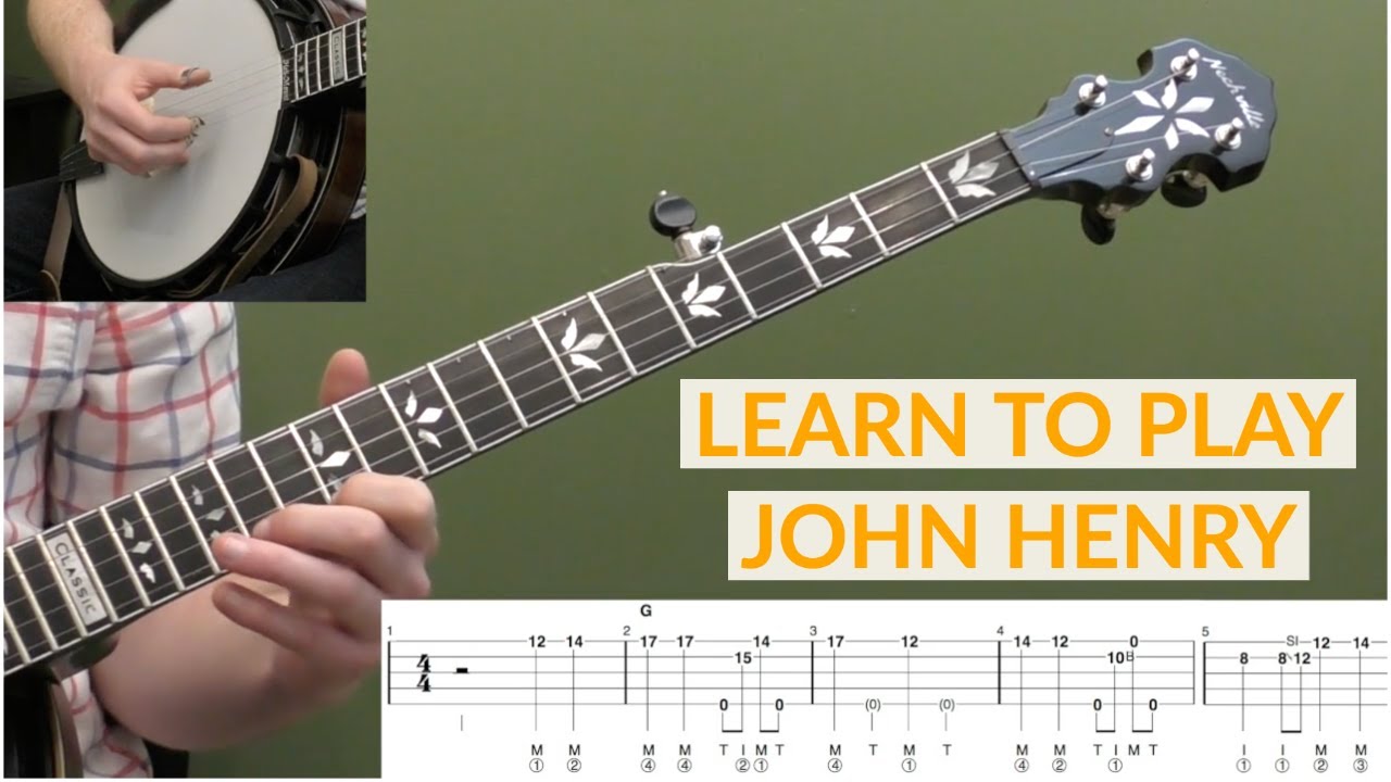 John Henry (Up-The-Neck) | Intermediate Bluegrass Banjo Lesson With Tab