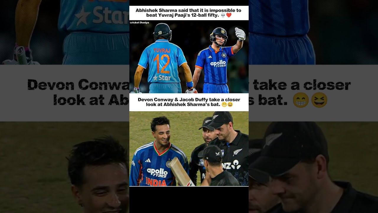 Abhishek Sharma's bat cheak 😆❤️ 