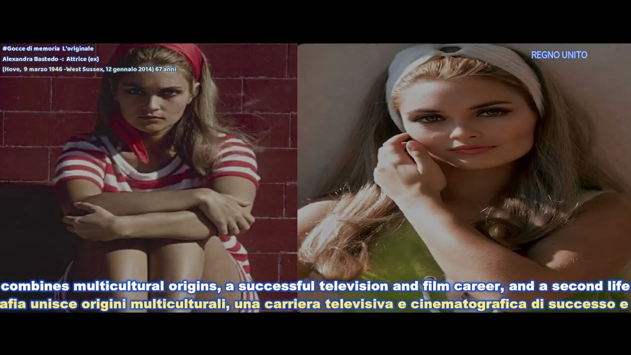 Alexandra Bastedo -:  Attrice (ex) (Hove,  9 marzo 1946 -West Sussex, 12 gennaio 2014) 67 anni
