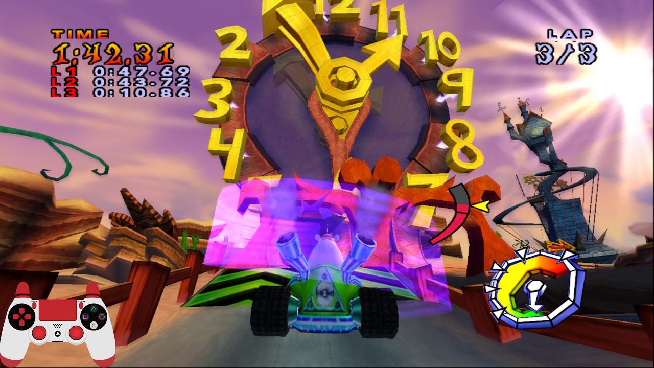 Crash Nitro kart: Time Trial - Out Of Time