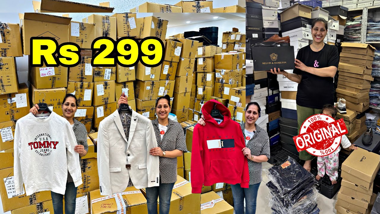 100% Original Clothes | Wholesale Warehouse | T-Shirts 130/- | Wholesale Only-Export Surplus Clothes