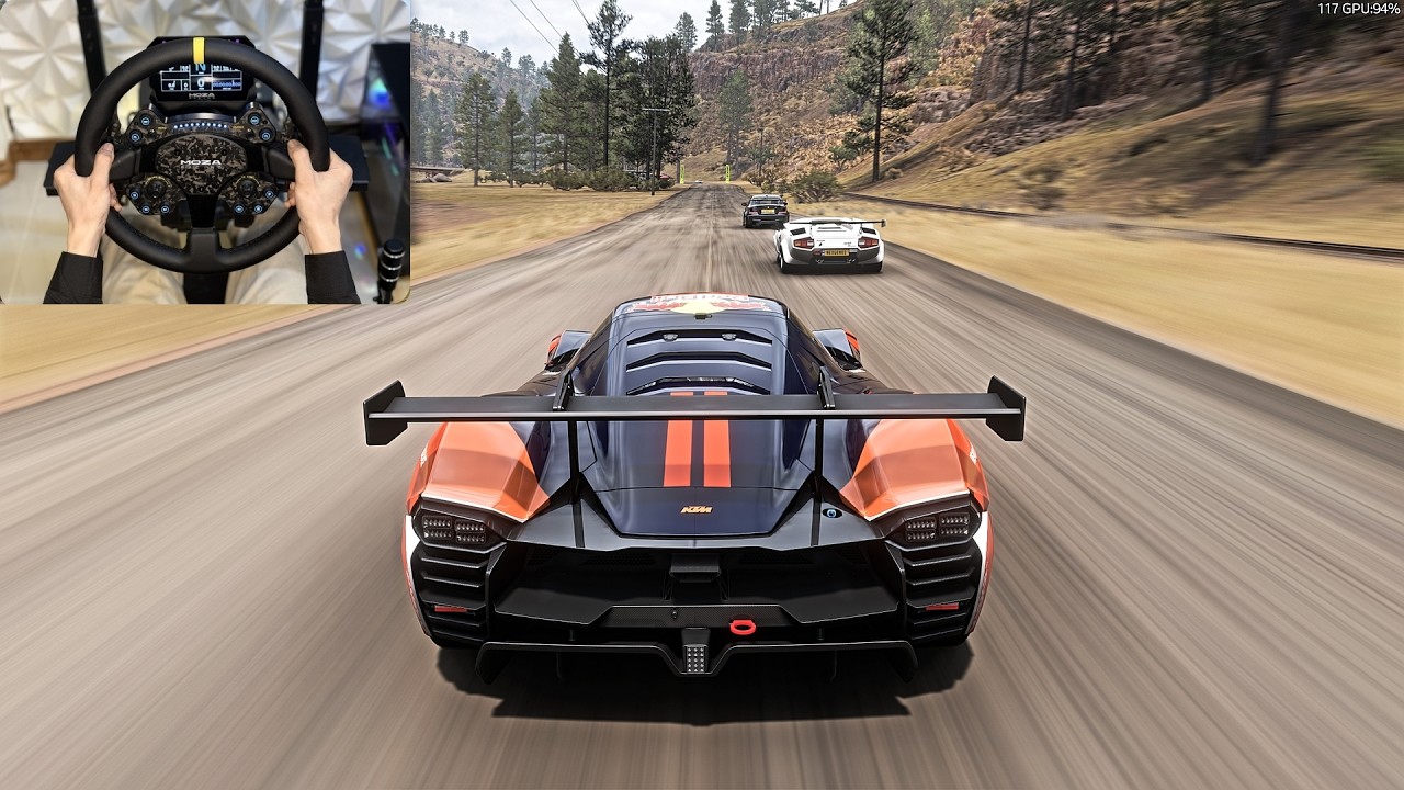 1191HP X-BOW GT2 [KTM] Racing The Goliath Forza horizon 5  |Steering Wheel Gameplay